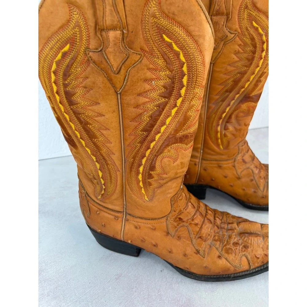 Holster‎ Tan Alligator Boots Men 6.5